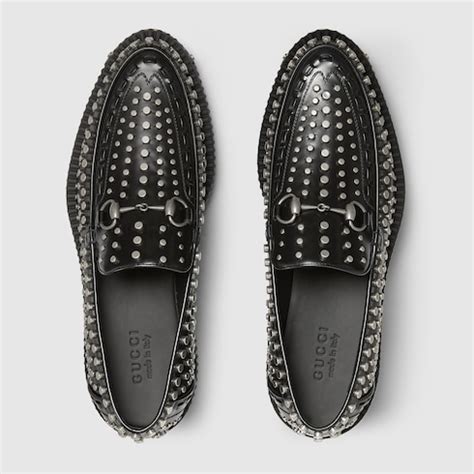 mocassim leather gucci|Gucci creeper loafers.